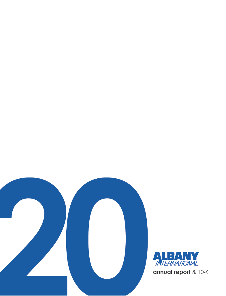 2020 Annual Report cover