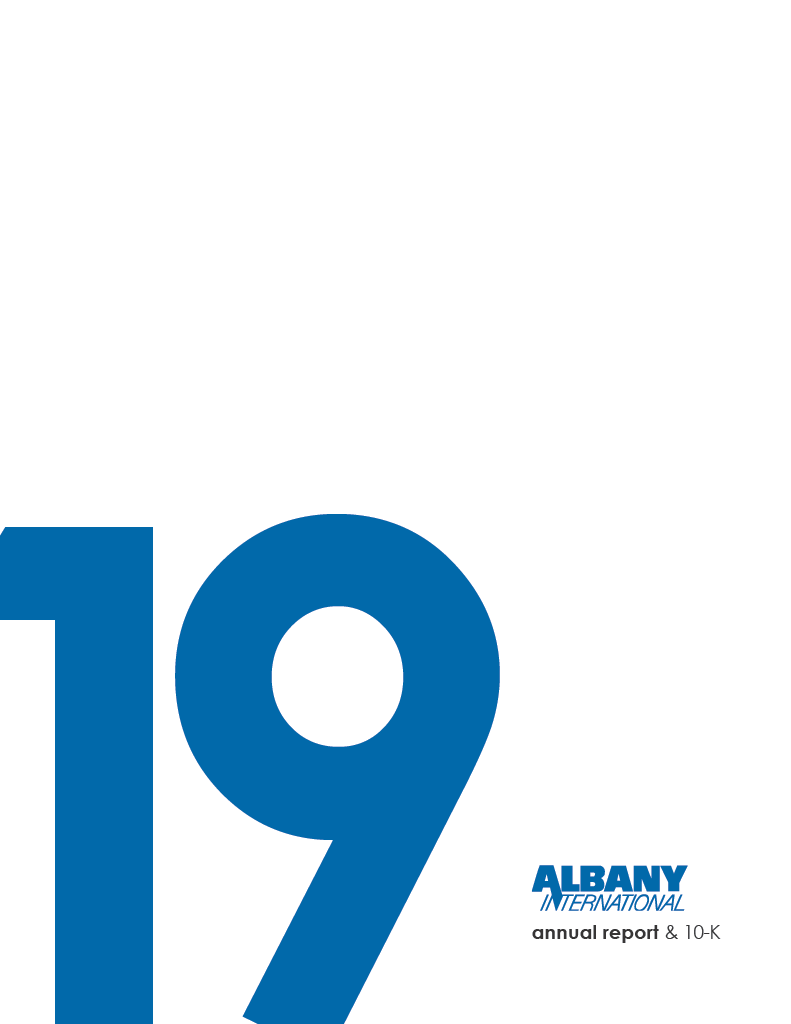 2019 Annual Report cover