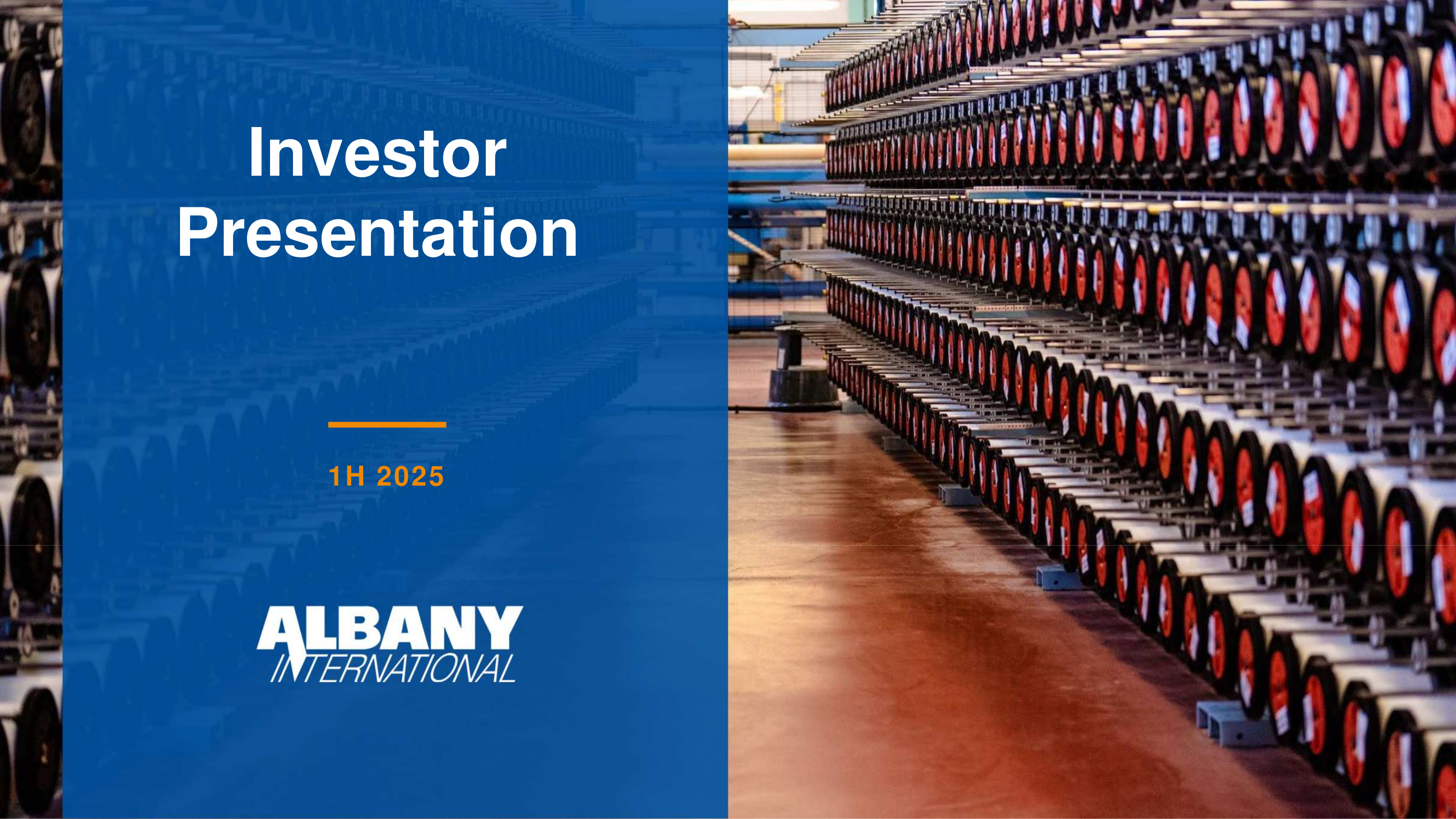 Investor Presentation November 2024 cover